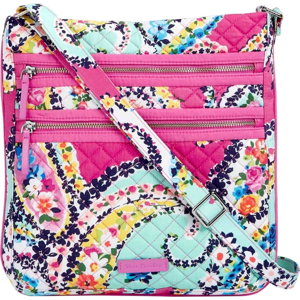 Iconic Triple Zip Hipster in Wildflower Paisley